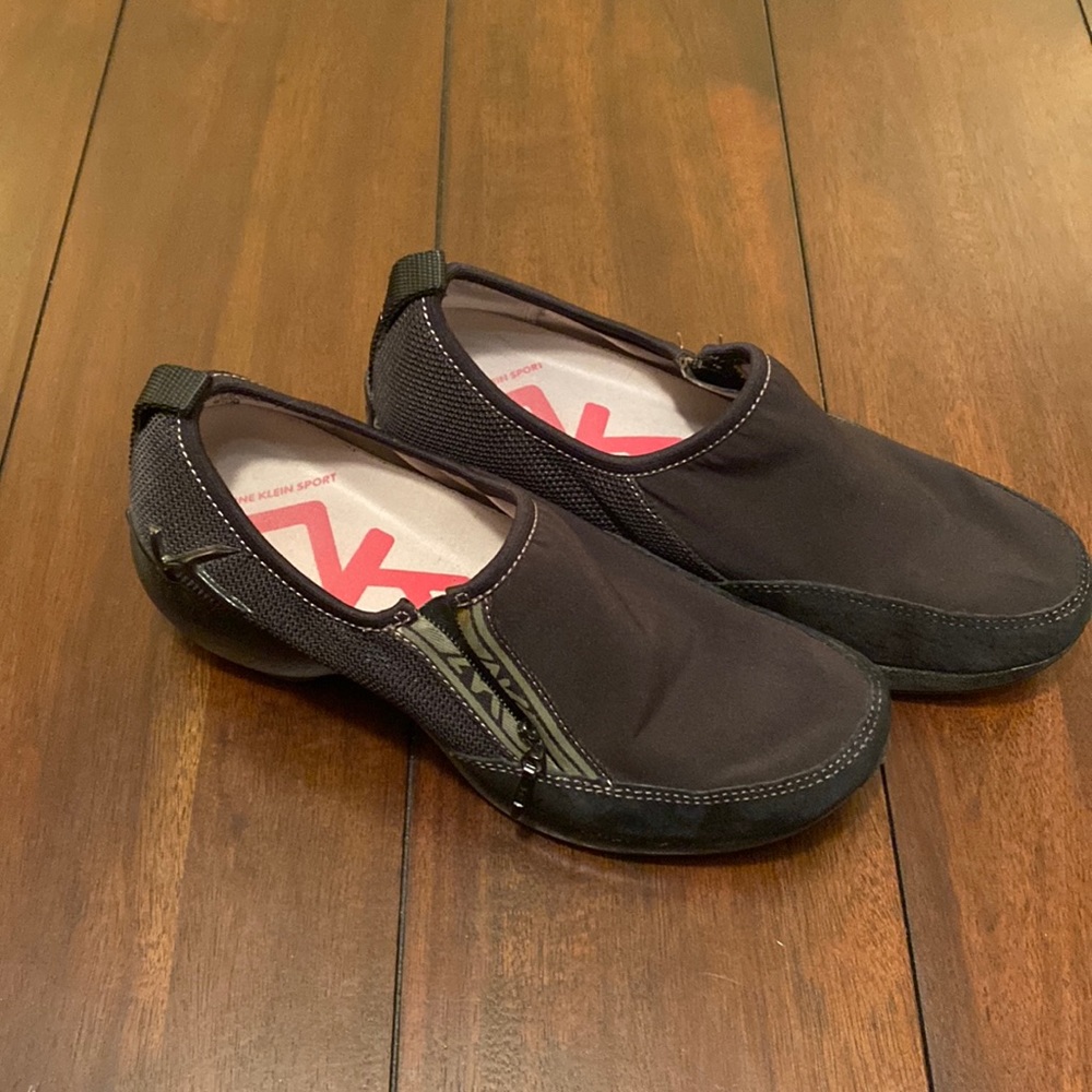 Anne Klein Sport Women's Akkora Black Fabric Wedge Pump Shoes Size 6.5M